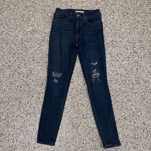 Levi's Midnight Blue Skinny Jeans